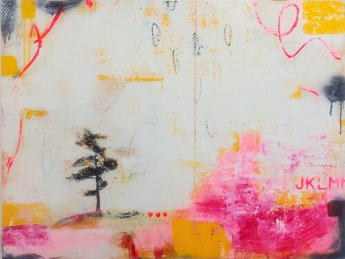 Aupres de mon arbre van Maryline Lemaitre, Schilderij te koop op Singulart