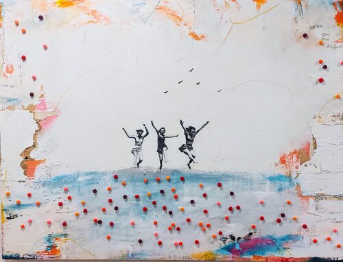 Garder son âme d'enfant de Maryline Lemaitre, Pintura a la venta en Singulart