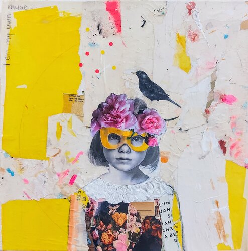 I am my own muse van Maryline Lemaitre, Schilderij te koop op Singulart