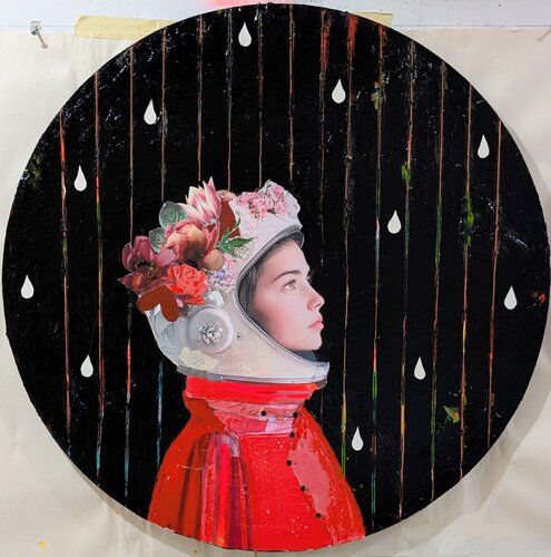 Milky way par Maryline Lemaitre, Peinture en vente sur Singulart