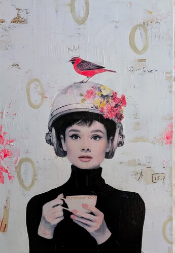 The lady by Maryline Lemaitre, Painting for Sale on Singulart