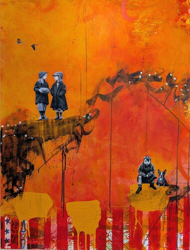 Quiet heroes de Maryline Lemaitre, Pintura a la venta en Singulart