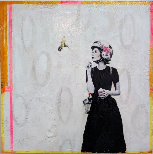 In the clouds par Maryline Lemaitre, Peinture en vente sur Singulart