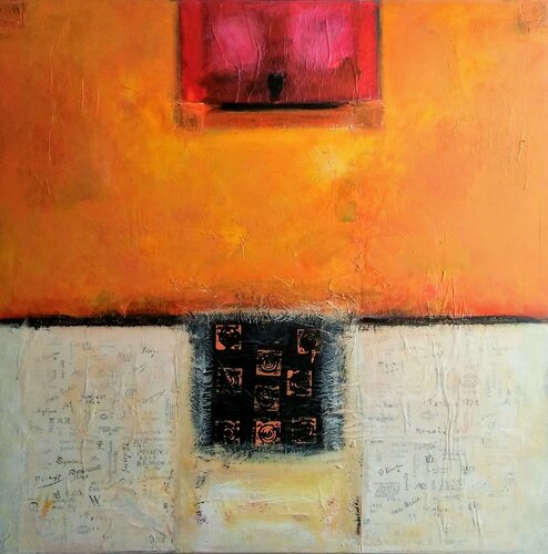 Des couleurs plein la tête di Maryline Lemaitre, Pittura in vendita su Singulart