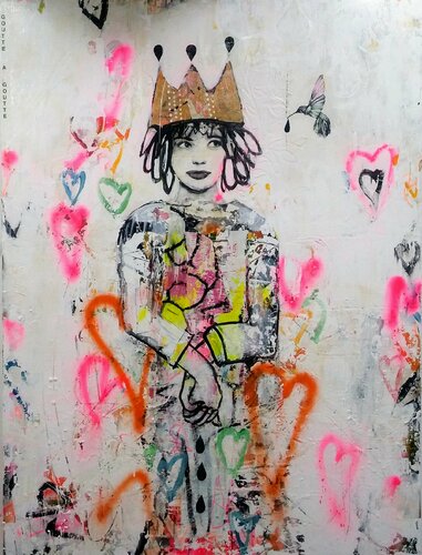 Goutte à goutte di Maryline Lemaitre, Pittura in vendita su Singulart