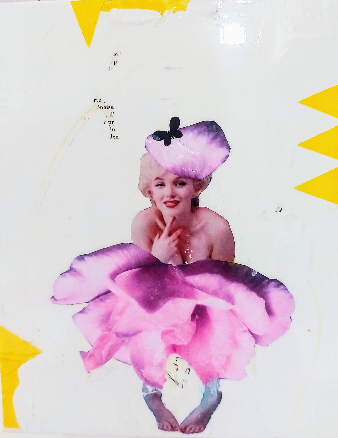 Marilyn à la rose Maryline Lemaitre