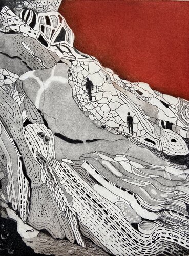 "Trajectoires" di Sylvie Poupé, Opera su carta in vendita su Singulart