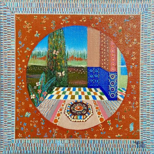 De la terrasse di Sylvie Poupé, Pittura in vendita su Singulart