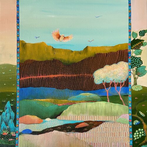 Falaises by Sylvie Poupé, 油畫 for Sale on Singulart