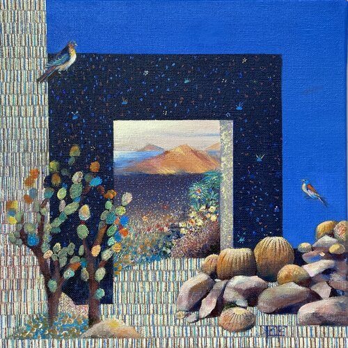 Le chant des oiseaux di Sylvie Poupé, Pittura in vendita su Singulart