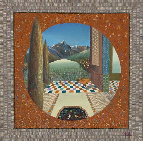 Sur la route des pins di Sylvie Poupé, Pittura in vendita su Singulart