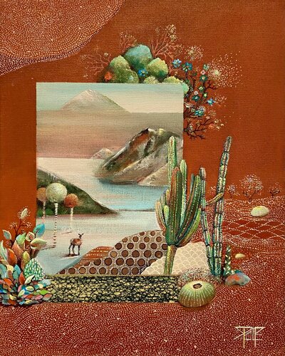 Traversée exotique by Sylvie Poupé, 油畫 for Sale on Singulart