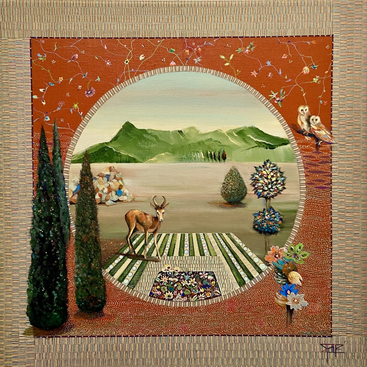 La terrasse fleurie Sylvie Poupé