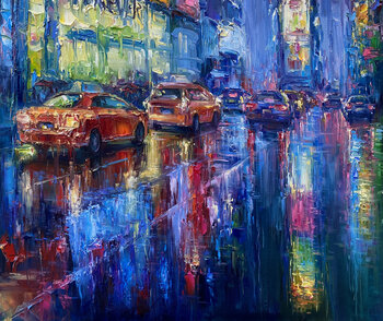New York by Artem Grunyka (2021) : Painting Oil on Canvas