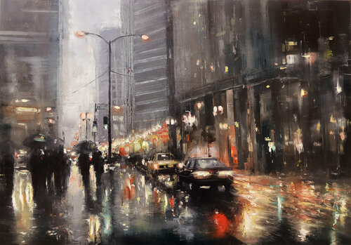 New York di Artem Grunyka, Pittura in vendita su Singulart