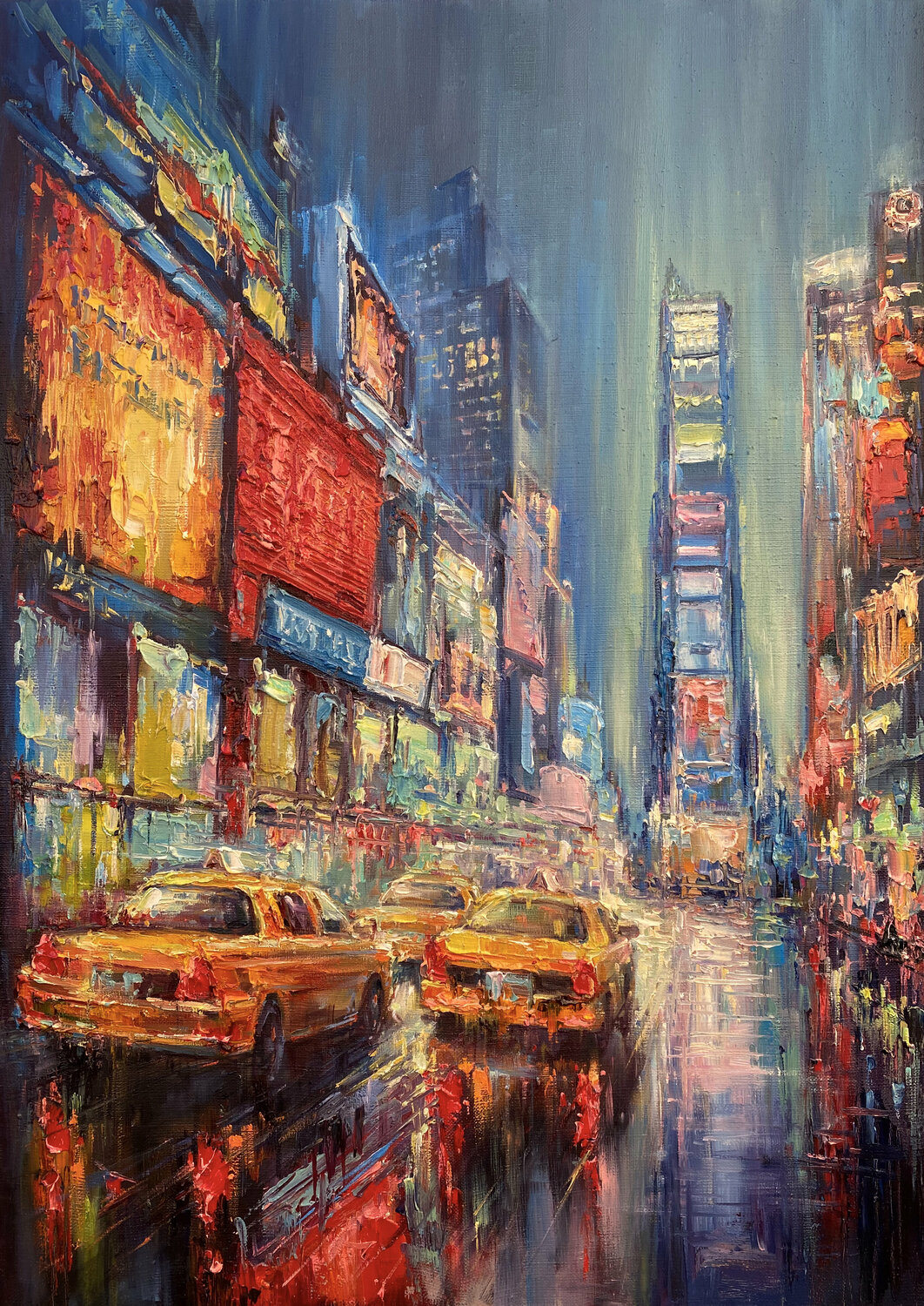 New York by Artem Grunyka (2022) : Painting Oil on Canvas