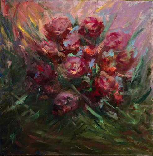 Peonies von Tanya Bilous, Malerei kaufen auf Singulart