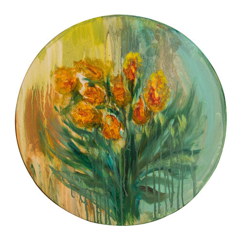 Yellow Roses van Tanya Bilous, Schilderij te koop op Singulart