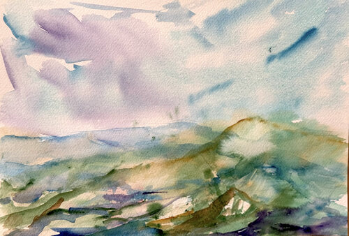 Where Light Breaks Through van Tanya Bilous, Werk op papier te koop op Singulart