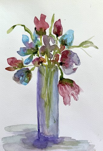 Color Bloom di Tanya Bilous, Opera su carta in vendita su Singulart