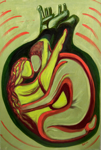 With Love in the Heart van Tanya Bilous, Schilderij te koop op Singulart