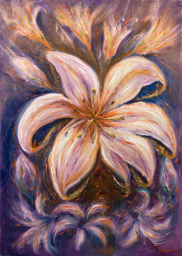 Magical Lily by Tanya Bilous, Painting for Sale on Singulart