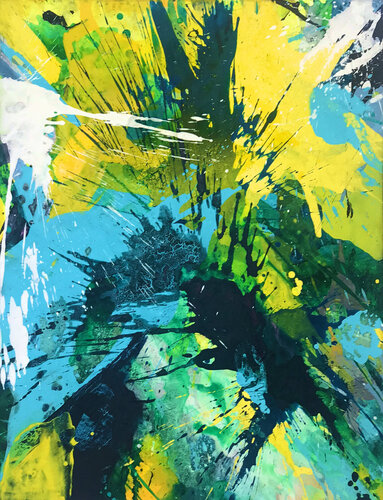 Waldbaden de Anja Stemmer, Pintura a la venta en Singulart