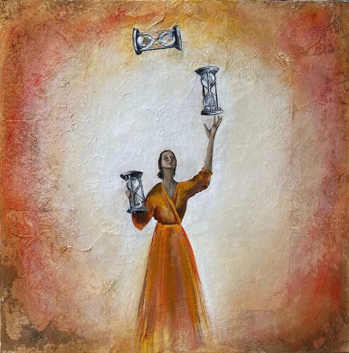 "The Juggle of Time" by Nancy Joyce, Painting for Sale on Singulart