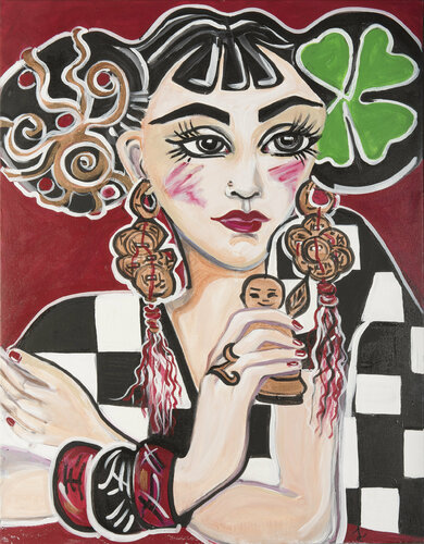 Chinese Fortune par Zigou, Peinture en vente sur Singulart