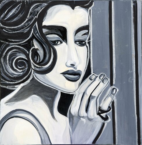 Le secret by Zigou, Painting for Sale on Singulart