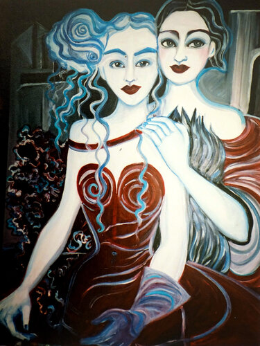 Nightsisters by Zigou, 회화 for Sale on Singulart