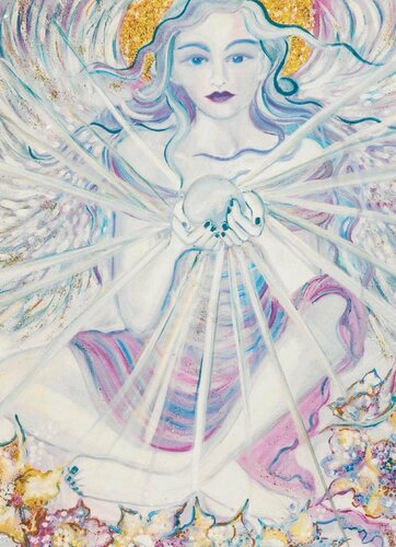 Ange de l'Univers by Zigou, Painting for Sale on Singulart