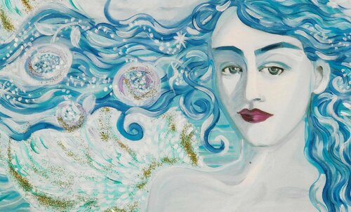 Ange du Printemps by Zigou, Painting for Sale on Singulart
