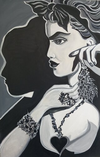 LA PARURE par Zigou, Peinture en vente sur Singulart