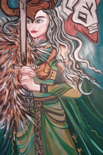Sigrid la Fier by Zigou, Painting for Sale on Singulart