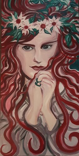 mademoiselle Paquerette par Zigou, Peinture en vente sur Singulart