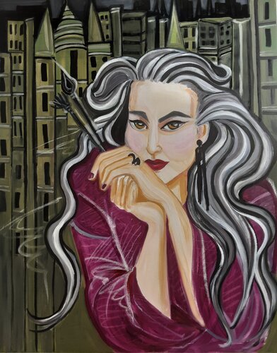 NY artist by Zigou, Painting for Sale on Singulart