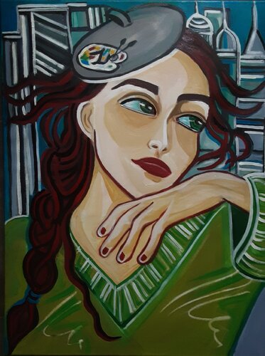 happy days in New-York by Zigou, Painting for Sale on Singulart