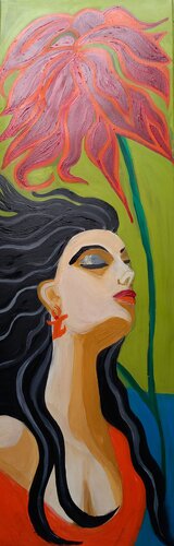 La promesse de l'été par Zigou, Peinture en vente sur Singulart