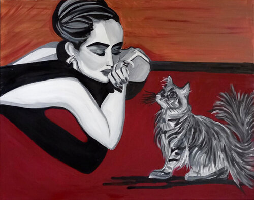 Coup de foudre par Zigou, Peinture en vente sur Singulart