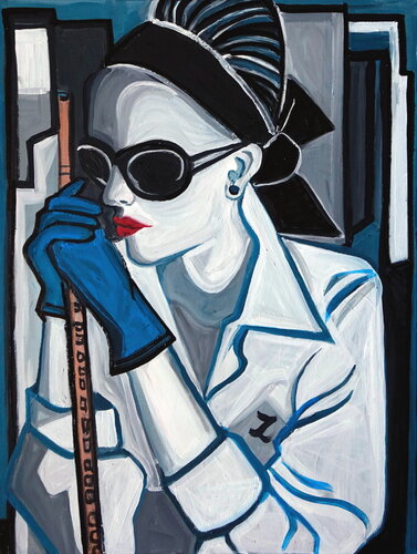 La clarinettiste by Zigou, 회화 for Sale on Singulart