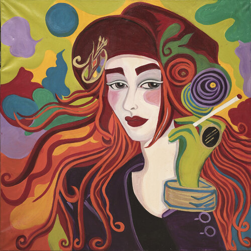 auto portrait de l'artisteZIGOU par Zigou, Peinture en vente sur Singulart