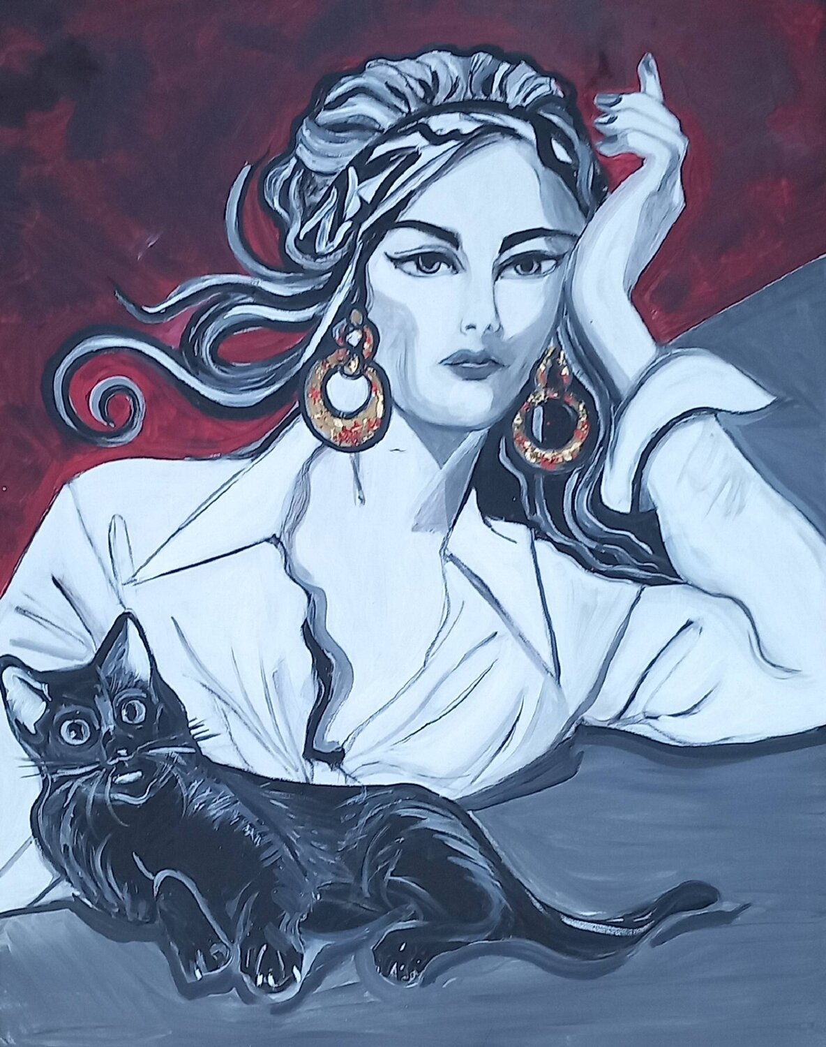 Tzygane au chat noir Zigou