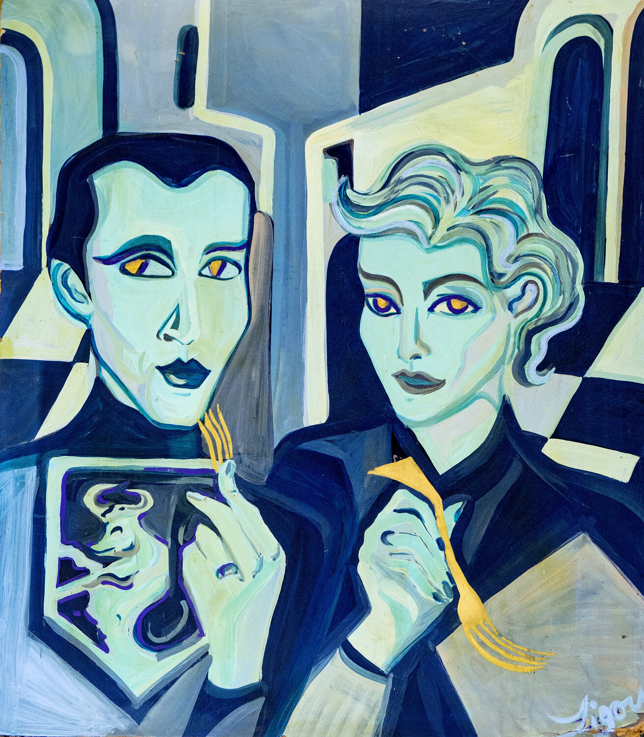 Regine et Eduardo Zigou