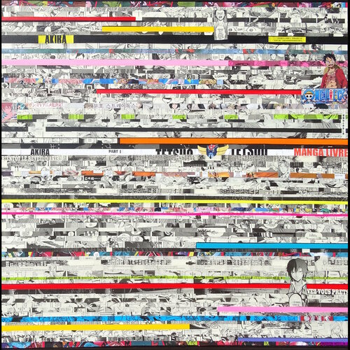 Lines Manga by Marion Moulin, Painting for Sale on Singulart