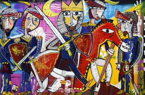 La Scorta van Alessandro Siviglia, Schilderij te koop op Singulart