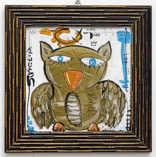 Il Gufo d'Oro van Alessandro Siviglia, Schilderij te koop op Singulart