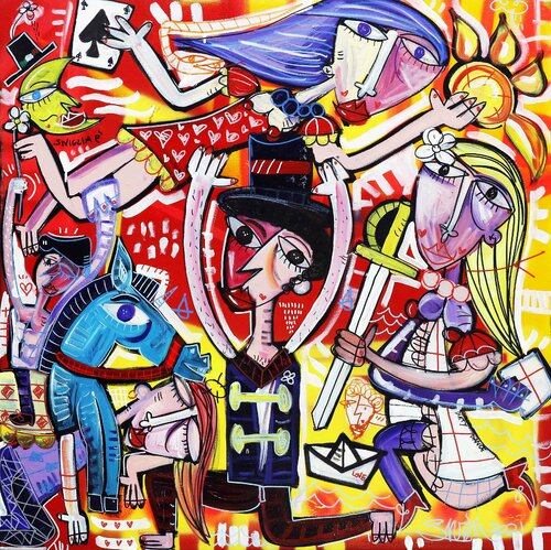 Sund Dance van Alessandro Siviglia, Schilderij te koop op Singulart