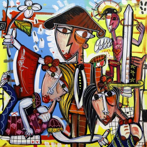 Tra Romanticismo e Follia van Alessandro Siviglia, Schilderij te koop op Singulart