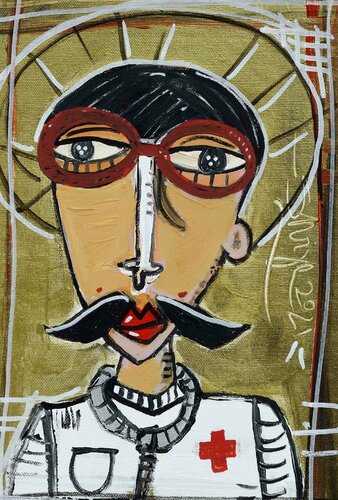 Il Santo Medico van Alessandro Siviglia, Schilderij te koop op Singulart